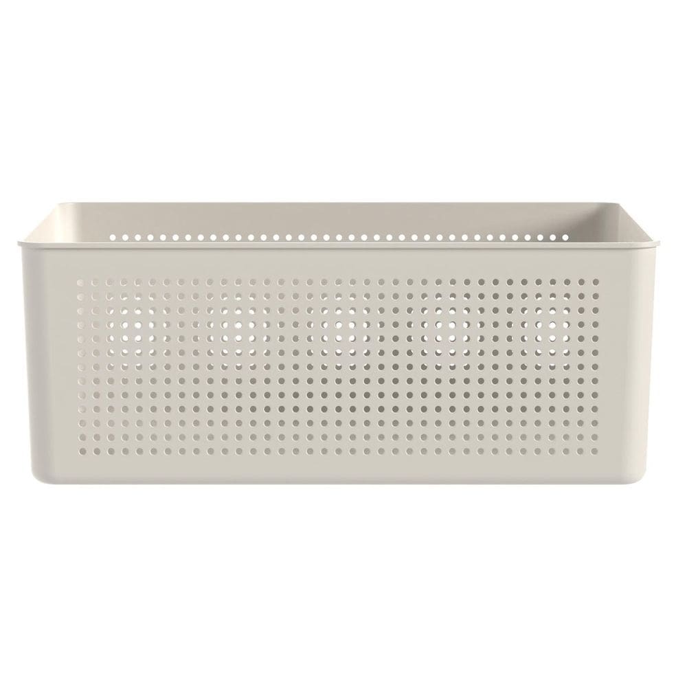 Cesto Flow OU 34x27x13 cm Bege