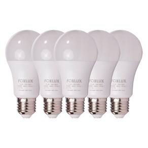 Kit 5 Lâmpada LED Bulbo 15W 6500K E-27 Bivolt Foxlux