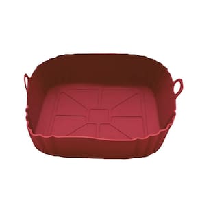Forma de Silicone Quadrada Premium 21cm Para Airfryer - Tuut