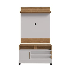 Rack com Painel para Tv até 48 Polegadas Guaratuba Cinamomo/Off-White