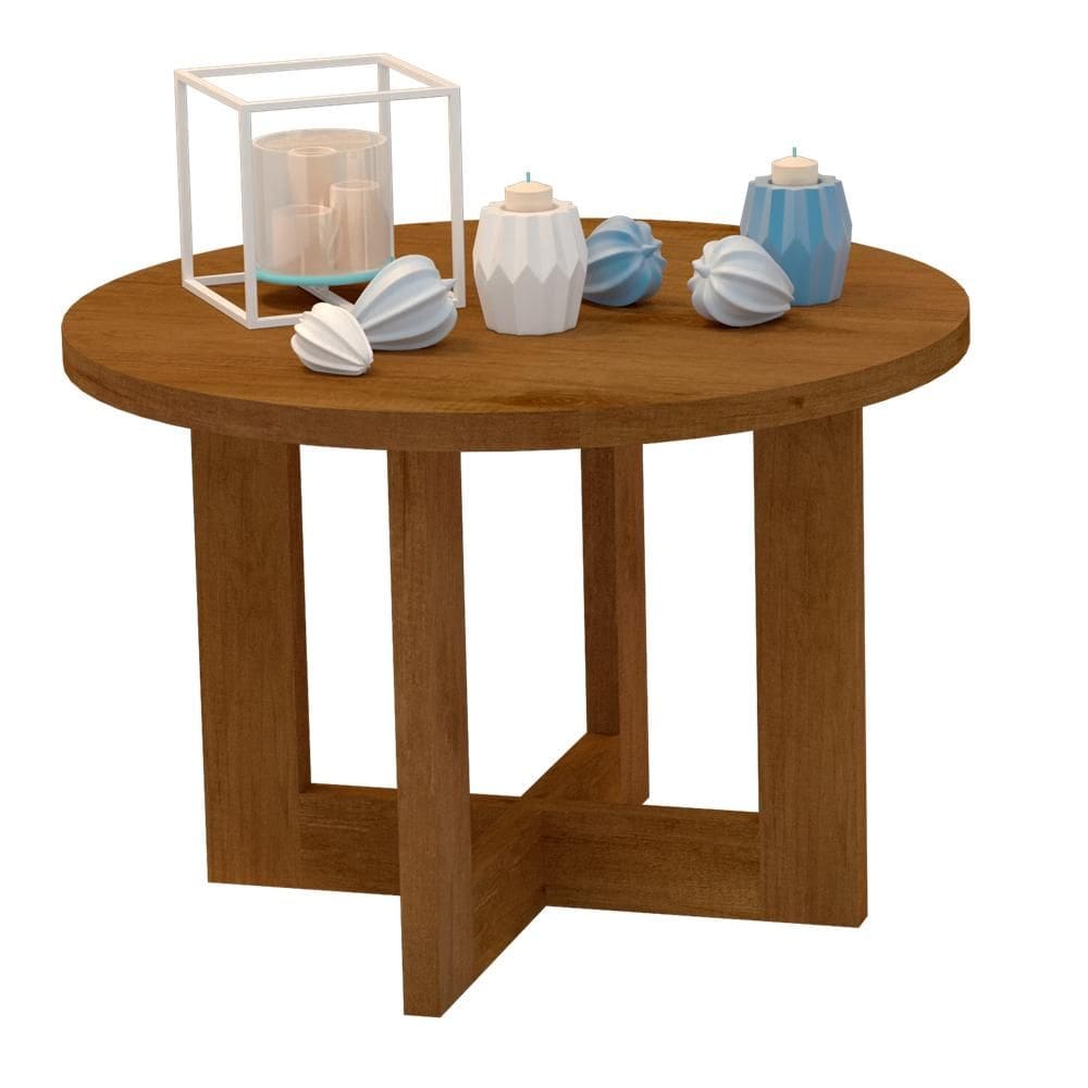 Mesa de Centro JB Bechara 8001 Caramelo Sala Estar Decoração