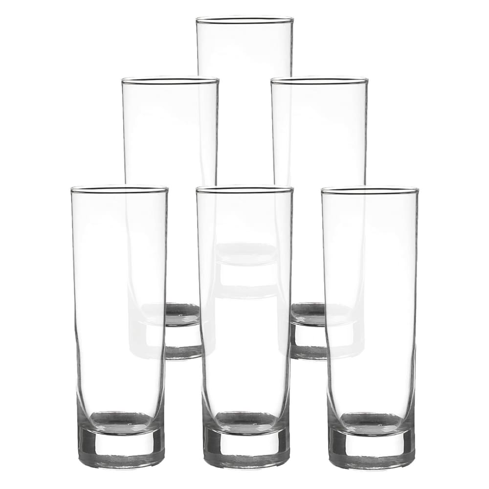Copo Tubo para Drink Atol 300ml 6 Unidades