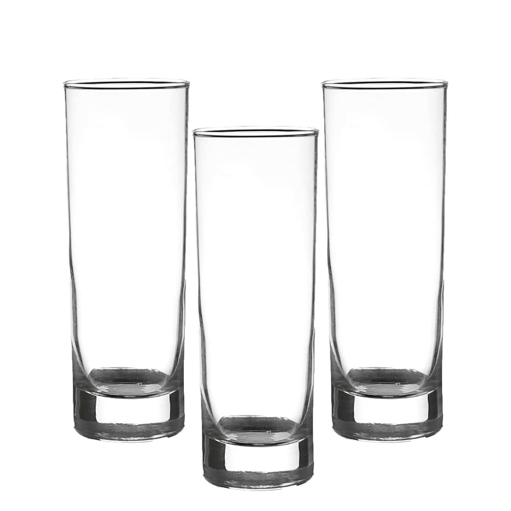 Copo Tubo para Drink Atol 300ml 3 Unidades