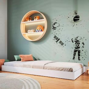 Cama Auxiliar Solteiro Com Rodinhas Branco Yuma Art In Móveis