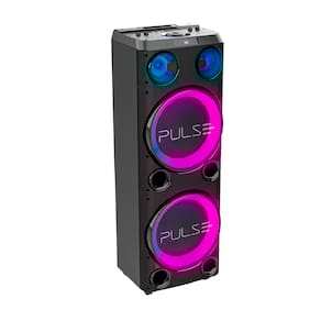 Caixa de Som Pulse Torre Double SP508 12`` LED Bluetooth 2300W