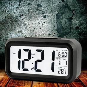 Despertador Digital Com Alarme Data Temperatura E Soneca