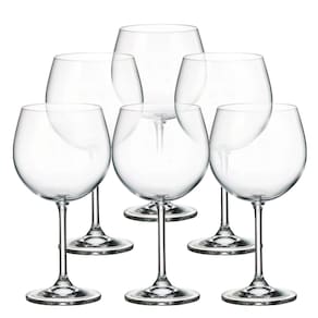 Taça para Gin e Vinho de Cristal 570ml 6 Unidades