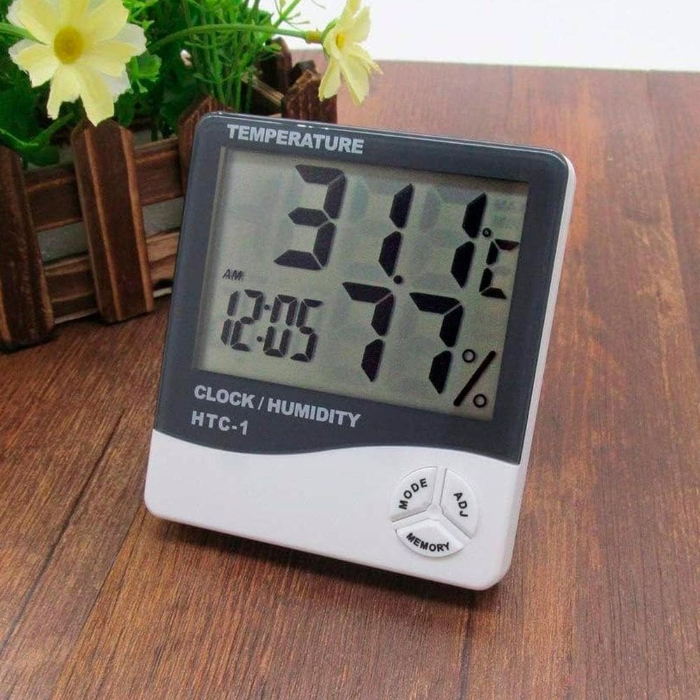 Higrômetro Digital Termômetro Para Monitoramento Temperatura