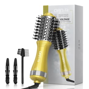 Escova de secador de cabelo DAN Technology Compact 25cm de dupla voltagem