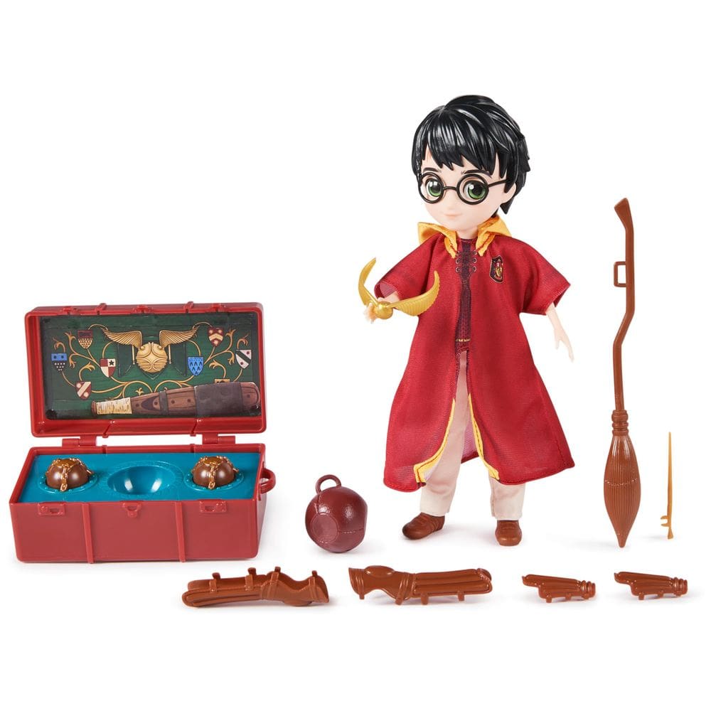 Boneca de quadribol Toy Wizarding World Harry Potter de 20 cm com acc