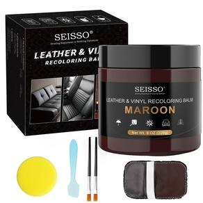 Kit de reparo de couro SEISSO para móveis e interiores de automóveis (marrom)