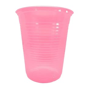 Copo Descartável Rosa Neon De Festa - 200ml - 50 Unidades