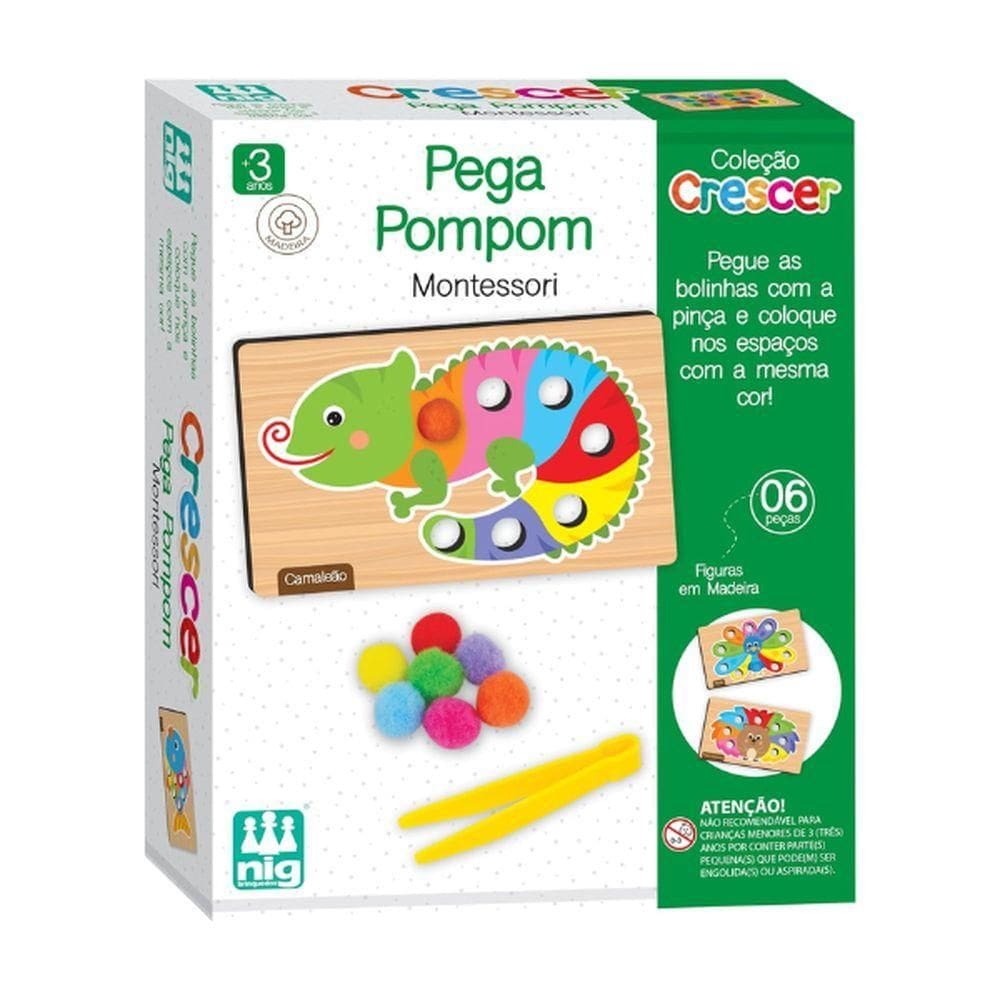 Crescer Brinquedo Pega Pompom - Nig