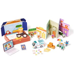 Caixa de atividades Sago Mini Big City com brinquedos Pretend Play de 3 anos ou mais