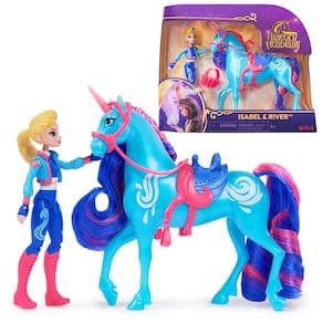 Toy Unicorn Academy Isabel & River com acessórios para meninas a partir de 4 anos