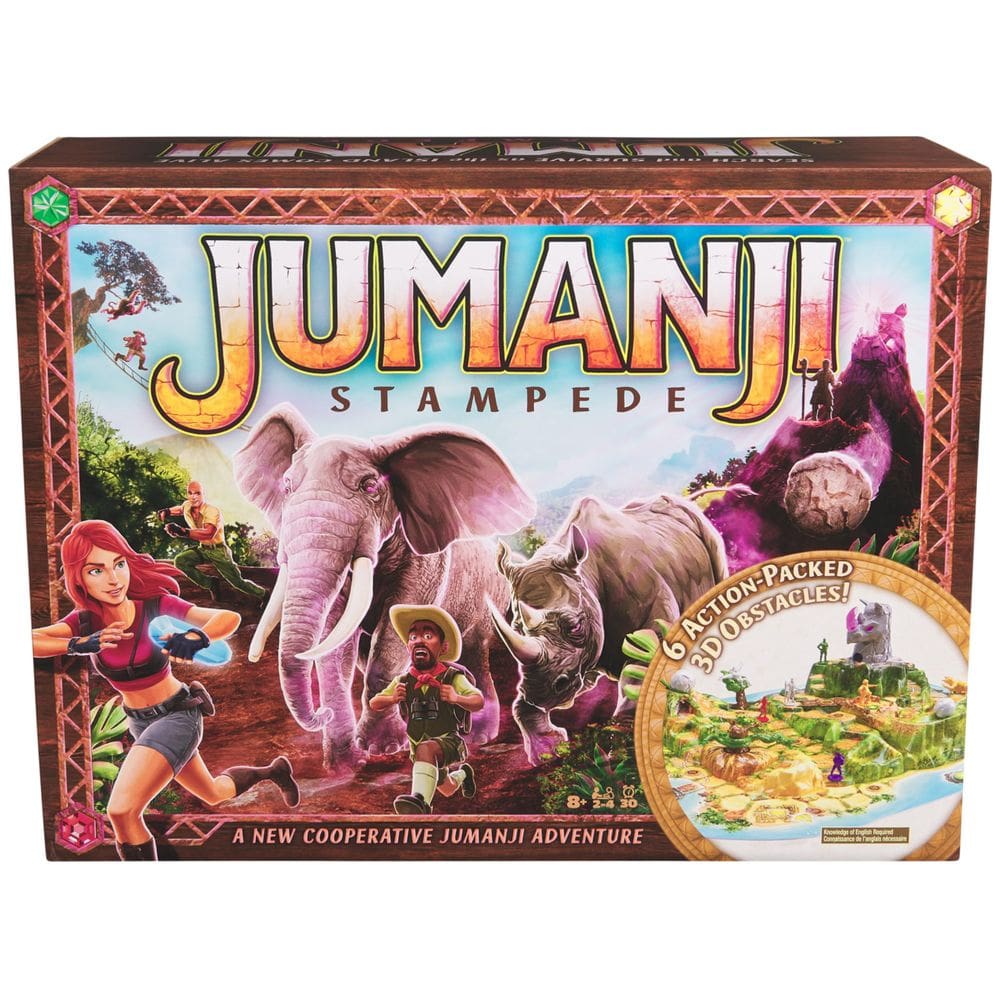 Jogo de tabuleiro Spin Master Games Jumanji Stampede 8+ Years