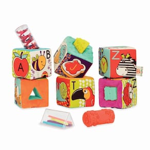 Blocos de construção B. Toys Soft Fabric Alphabet 6m+ Toddlers