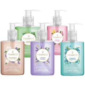Kit Sabonete Líquido Francis Fragrâncias - 5 Unidades