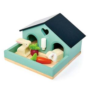 Conjunto de brinquedos Pet Play Tender Leaf para casa de bonecas a partir de 3 anos com coelho