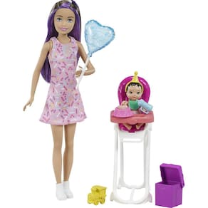 Conjunto de brinquedos Barbie Skipper Babysitter Inc com bonecas e acessórios