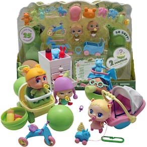 Playset Nature Bound Pea Pod Babies Giant com 25 peças (3 ou mais)