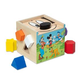Cubo de classificação de formas Melissa & Doug Disney Mickey Mouse