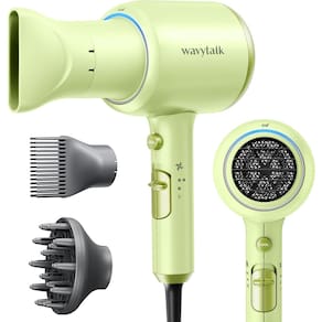 Secador de cabelo Wavytalk Professional 1875W Ionic com difusor verde