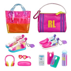 Micro tênis e bolsa colecionáveis REAL LITTLES com surpresas