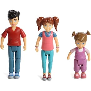Conjunto de bonecos de ação Sweet Li`l Family Dollhouse de Beverly Hills
