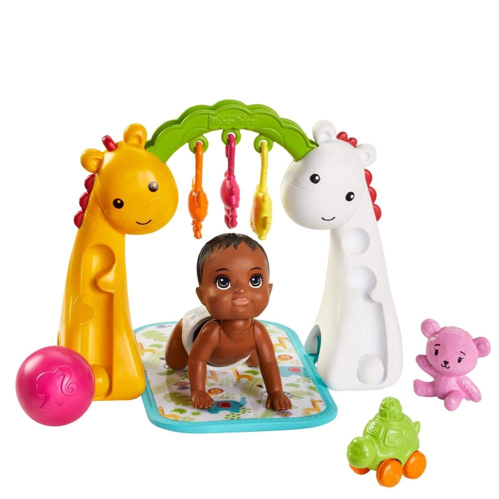 Conjunto de brinquedos Barbie Skipper Babysitters Inc. rastejando com boneca
