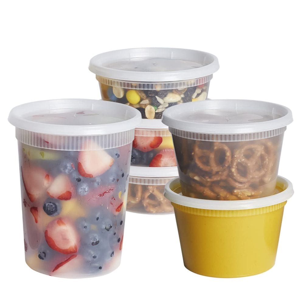 Recipientes para alimentos GUSTO To Go [240 mL, 480 mL, 960 mL - 48 unidades]