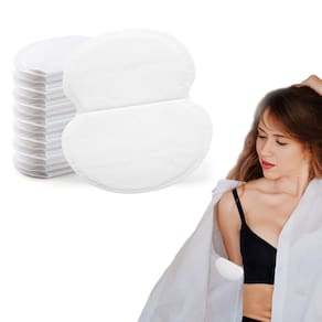 Almofadas de suor para axilas Flylin, 100 unidades, protetores de vestuário absorventes