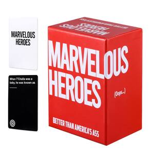 Jogo de cartas Marvelous Heroes para adultos e família