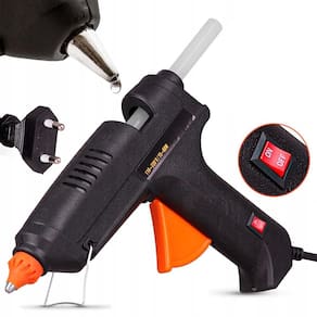 Pistola Cola Quente Bivolt Elétrica Para Trabalhos Escolares