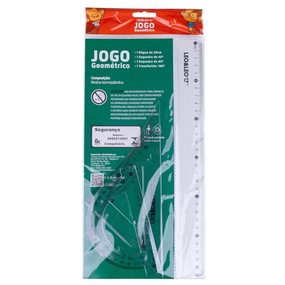 Kit Geométrico 1 Grau 4 unidades Leonora