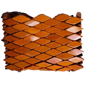 Bolsa de Madeira, tipo Carteira, Porta-Moedas, Madeira Clara