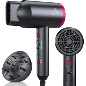 Secador de cabelo ANNE BETTY Ionic 1800W com difusor (3 configurações)