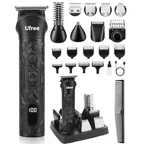 Aparador de barba Ufree 7 em 1 para homens, barbeador elétrico sem fio