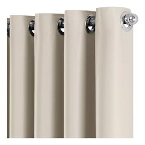 Cortina Blackout Tecido Sob Medida 4,50 X 1,70 Palha Ilhos