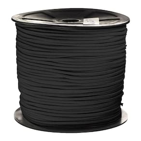 Elástico Roliço 2mm para Convite de Casamento Preto 100 Metros