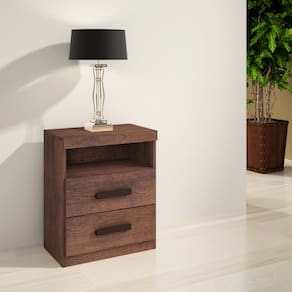 Mesa De Cabeceira Compacto Quarto Cama Café
