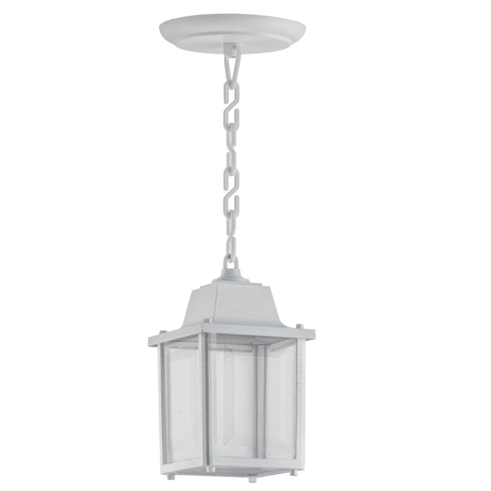 Luminária Pendente 37cm Vintage Lâmpada E27 Branco Casa Jard