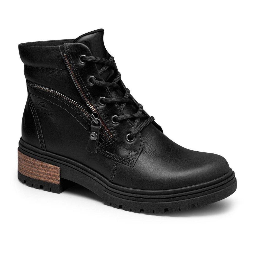 bota feminina Dakota coturno de couro bronx