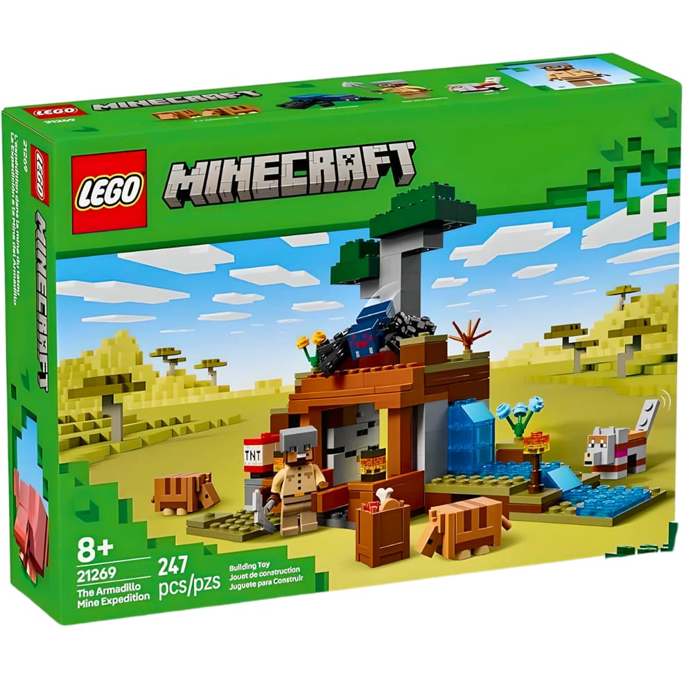 Lego Minecraft A Expedição na Mina do Armadillo 21269