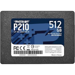 SSD Patriot P210 / 512GB / Sata 3 / 2.5" - (P210S512G25)