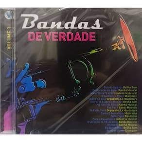 Cd Bandas De Verdade vol 3 - vertical(Brilha Som,Rainha Musi