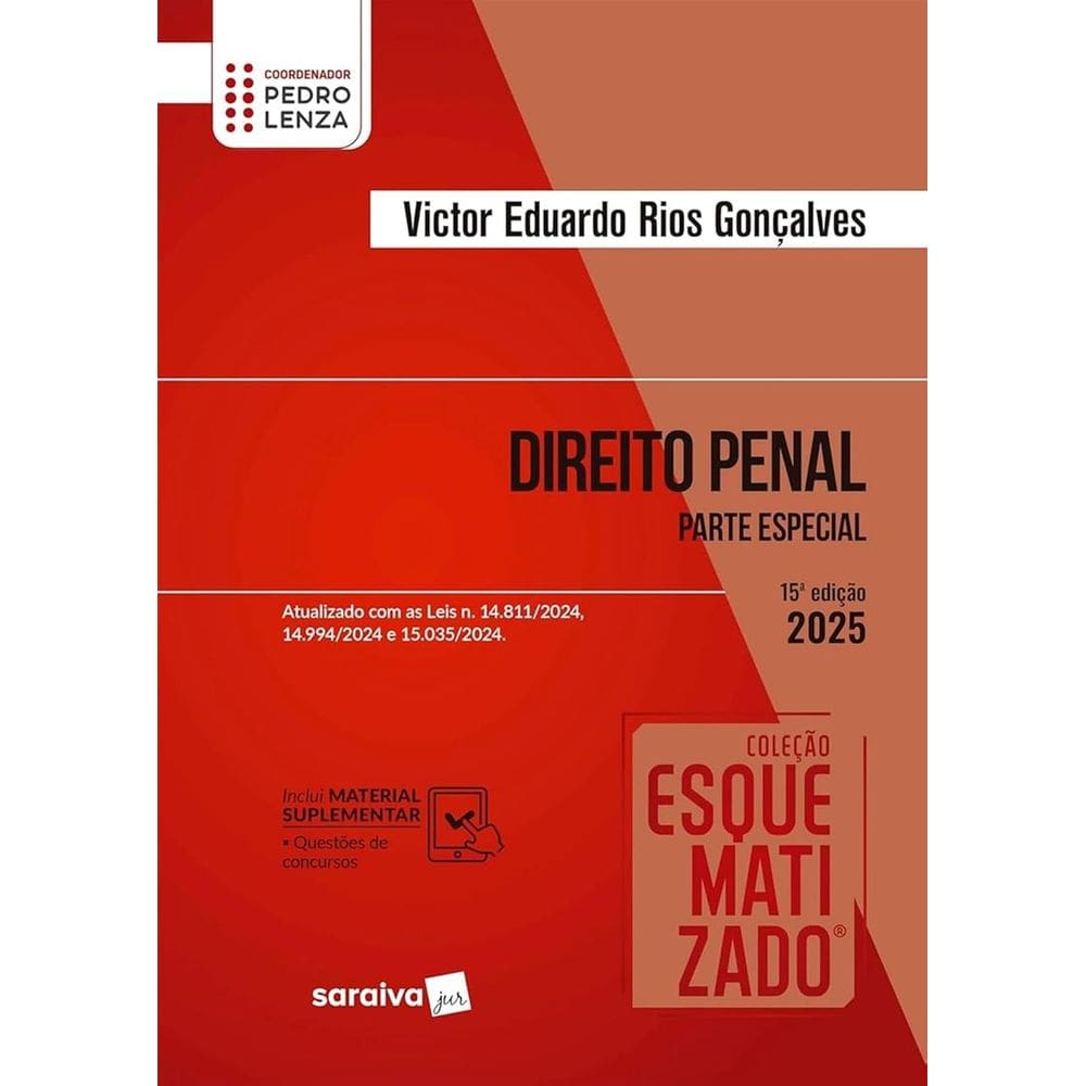 Coleção Esquematizado - Direito Penal - Parte Especial - 15ª Edição 2025