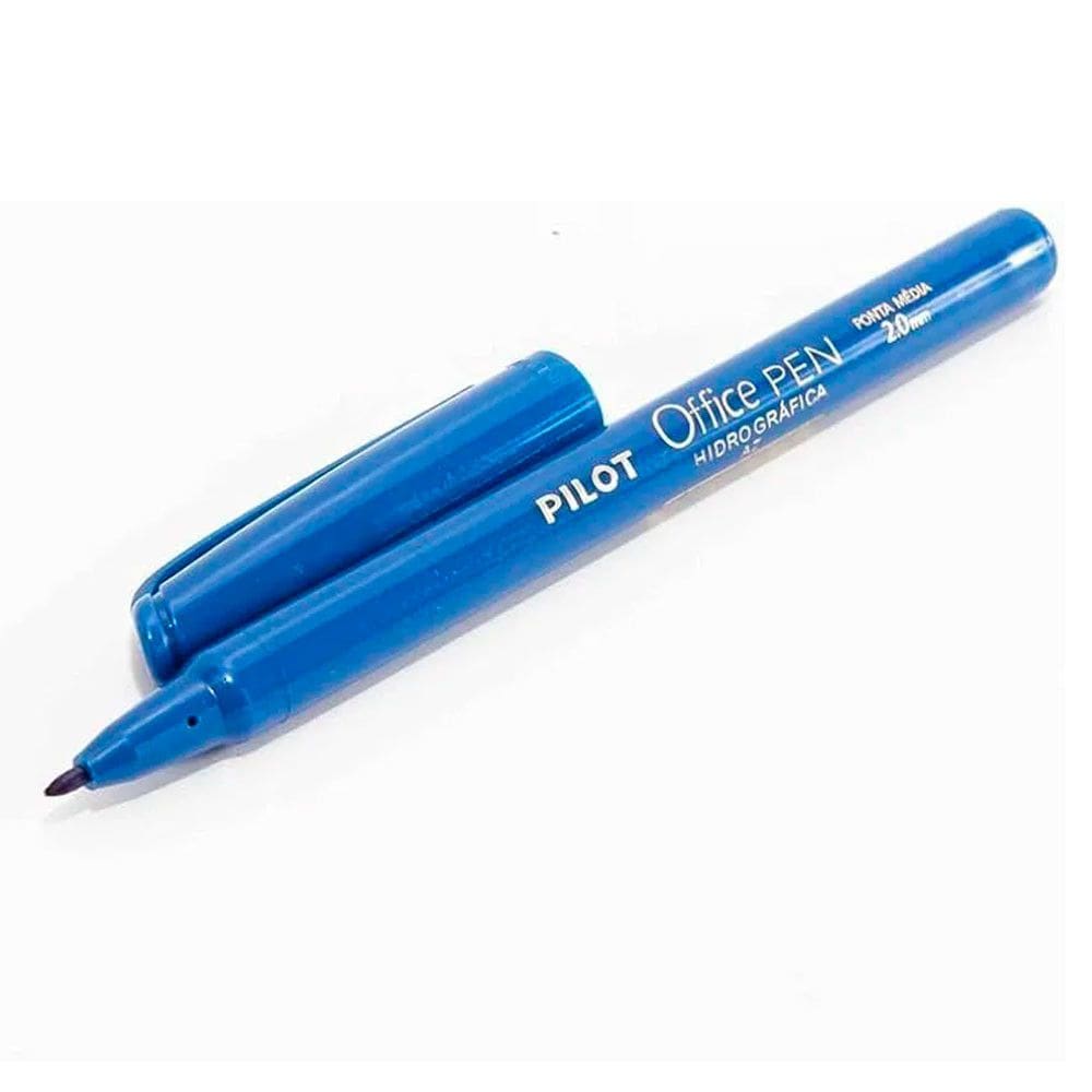 Caneta Hidrográfica Office Pen 2.0 Azul - Pilot