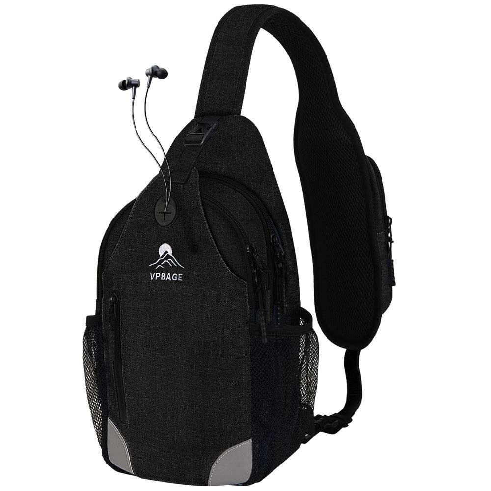 Bolsa Crossbody Sling VPBAGE para homens e mulheres à prova d`água