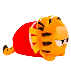 Brinquedo de pelúcia Sanmu Garfield Cat Vegetable Rolls Anime
